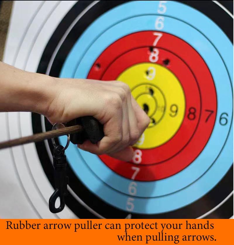 20PCS Archery Target, Archery Targets, Hunting Targets & Accessories, 16X16in - 10 Ring Bow and Arrow Targets(Standard Archery,with 1 Pen&4 pins)