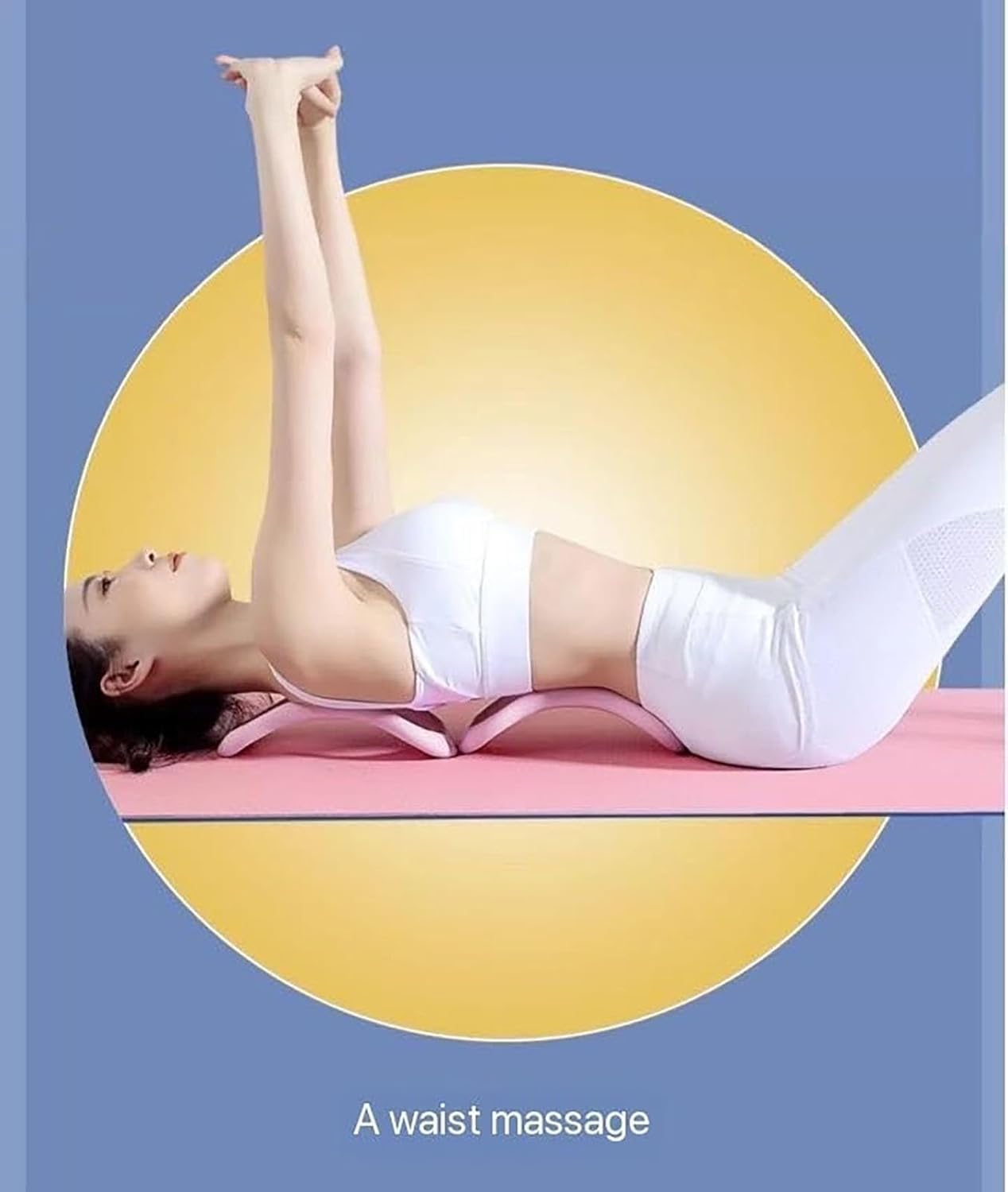 2 Pieces of Yoga Ring,Physical Exercises for Leg Calves Fitness Circle,Yoga Equipment Training Ring Exercise Workout Yoga Circles Pilates Circle Stretch Resistance