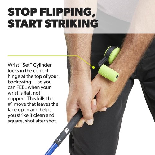SquareSet Golf Swing Trainer | Instant Feel-Based Feedback | Fixes Your Contact and Gives You Pro-Level Clubface Control (for Right Handed Golfers)