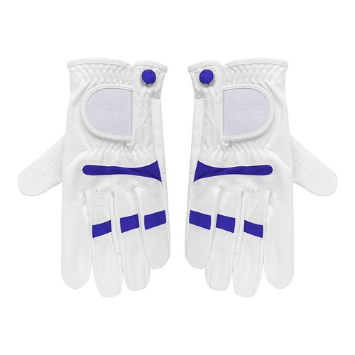 Kids Golf Gloves with Ball Marker,Mircofiber Breathable Junior Golf Gloves, A Pair/2 Pack for Left & Right Hand Golf Rain Gloves All Weather Grip Golfer Gloves for Girls Boys Wear-Resistant Non Slip
