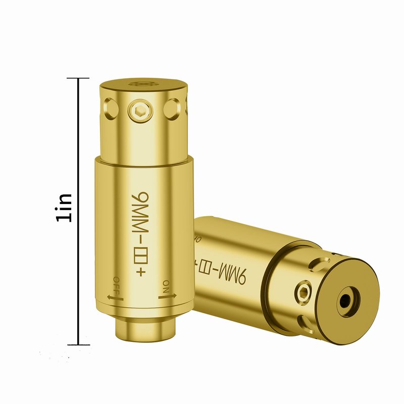 Befbox Laser Bore Sight for .223REM/ 9MM Red Laser Boresighters with ON/Off Switch 223 and 9mm Bore Sighting Kit with Batteries