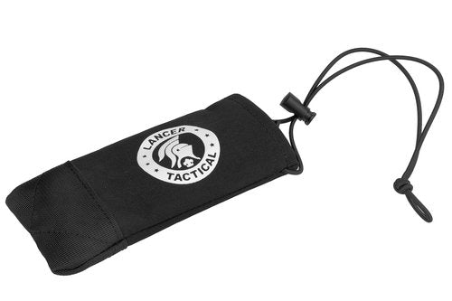 Lancer Tactical Airsoft Tactical Airsoft Barrel Cover w/Bungee Cord for Airsoft Guns and Paintball Markers-2 Pack (Black)