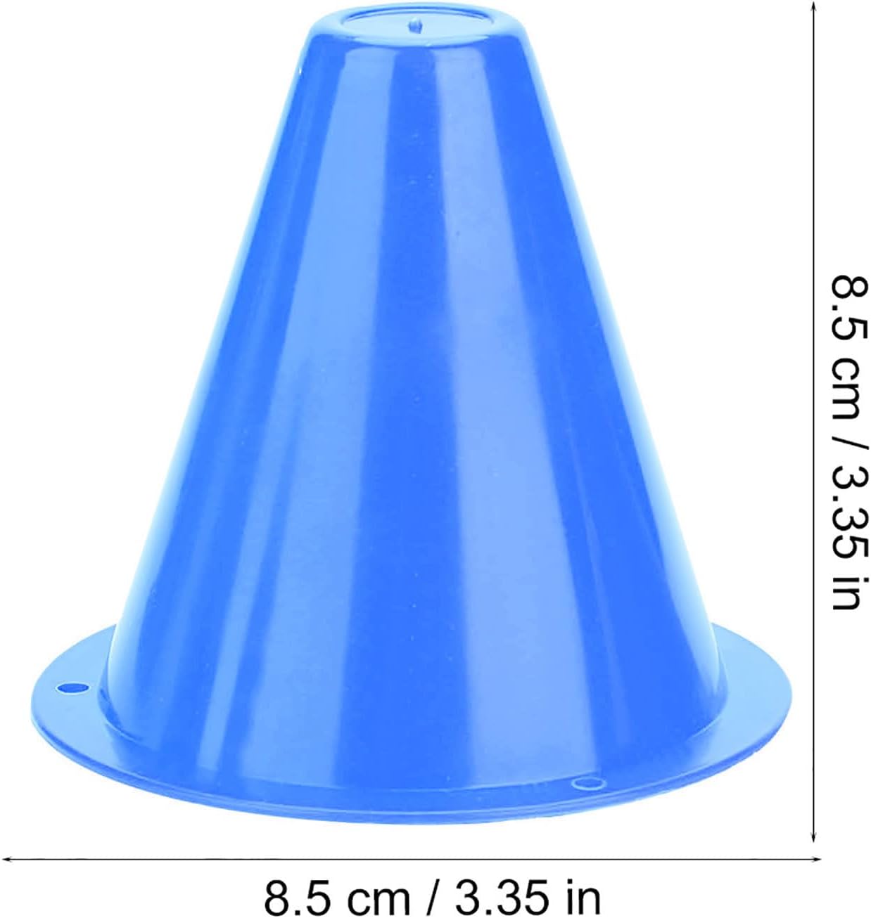 10-Pack Football Training Cones, Bracket Accessories, Obstacle Marking Set