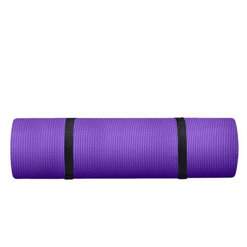 Thick Yoga Mat 5mm Thick Non Slip Anti-Tear High Density Exercise Yoga Mat with Carrying Strap Hot Yoga Mat for Gym, Fitness, Stretching, Workouts, Pilates, Floor, Home Yoga