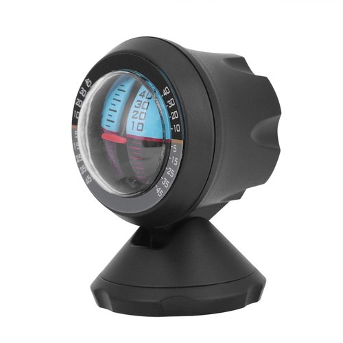 Kuuleyn Car Inclinometer, Waterproof Angle Slope Tilt Indicator Level Meter Gradient Balancer Finder Tool for Vehicle