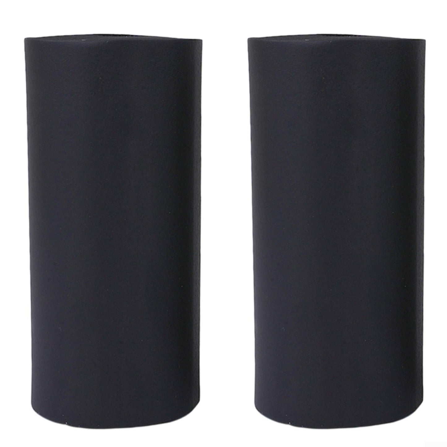 2PCS Foam Foot Pads Rollers, Fitness Equipment Replacement Foam Pads, High Density Foot Rollers For Leg Extension Machine Weight Benches Gym Workout Accessories, Black, 5.5-8.7 Inch (170mm)