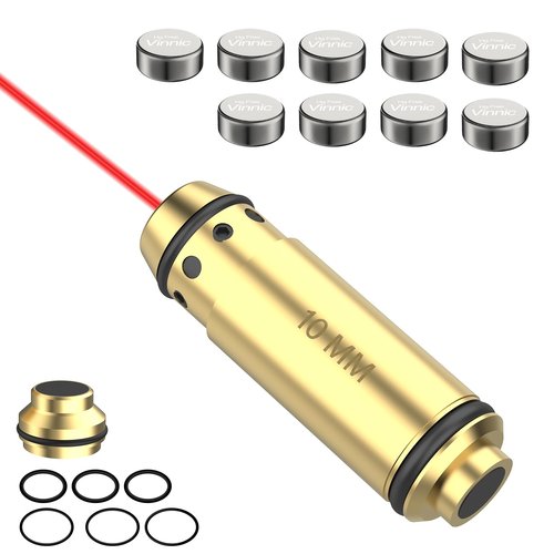 10MM Laser Training Cartridge for Dry Fire Practice and Shooting Training