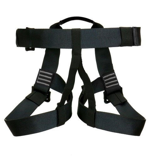 Rock Climbing Harness - Fusion Climb® - (5,000 LBS Rated) Professional Half Body Harness for Mountaineering, Tree Climbing, Ziplining, Rock Climbing, Rappelling- Heavy Duty Half Body Harness