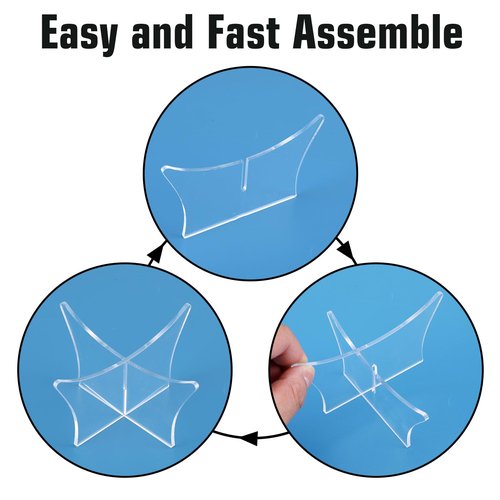 12 Pack Acrylic Ball Display Stand, Basketball Holder Stand, Soccer Ball Holder Display, for Sports Memorabilia