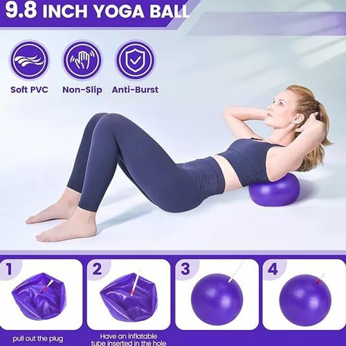 Pilates Essentials Kit for Women, 13-Piece Home Pilates Kit with Pilates Ring, Exercise Ball & Resistance Bands, Full-Body Pilates Set for Home Workouts & Yoga Training