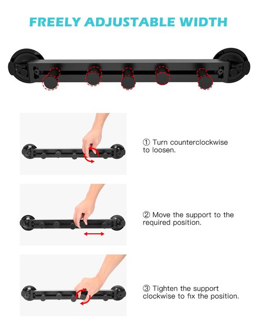 Suction Cup Snowboard Holder for Car – Holders to Prevent Ski and Snowboard from Tipping Over – Protects Vehicle from Scratches – Easy Install Magnetic Ski Holder