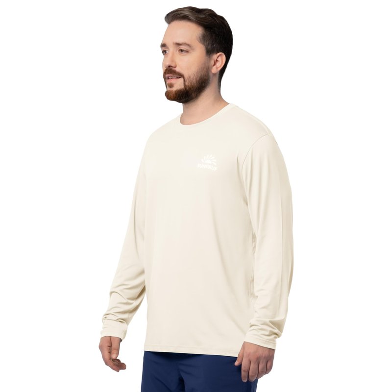 ColdPruf Men's Sunpruf Long Sleeve Performance Sun Protection UPF 30 T-Shirt, Sand Dune, Large