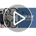 BLACK Heavy Duty Swivel Bike Wall Mount Rack 2 Pack - Holds 50lbs