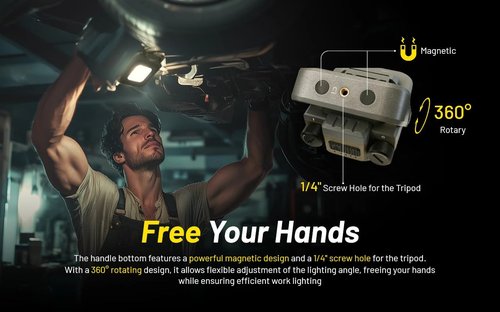 Nitecore NWL30 3000 Lumen USB-C Rechargeable Outdoor Lantern Work Light