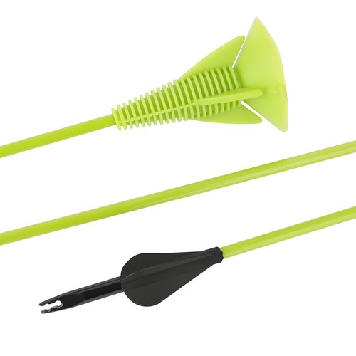 AMEYXGS 27" Fiberglass Sucker Arrows Youth Arrow Safe Suction Cup Arrows for Youth Practice Archery (6 Pack)
