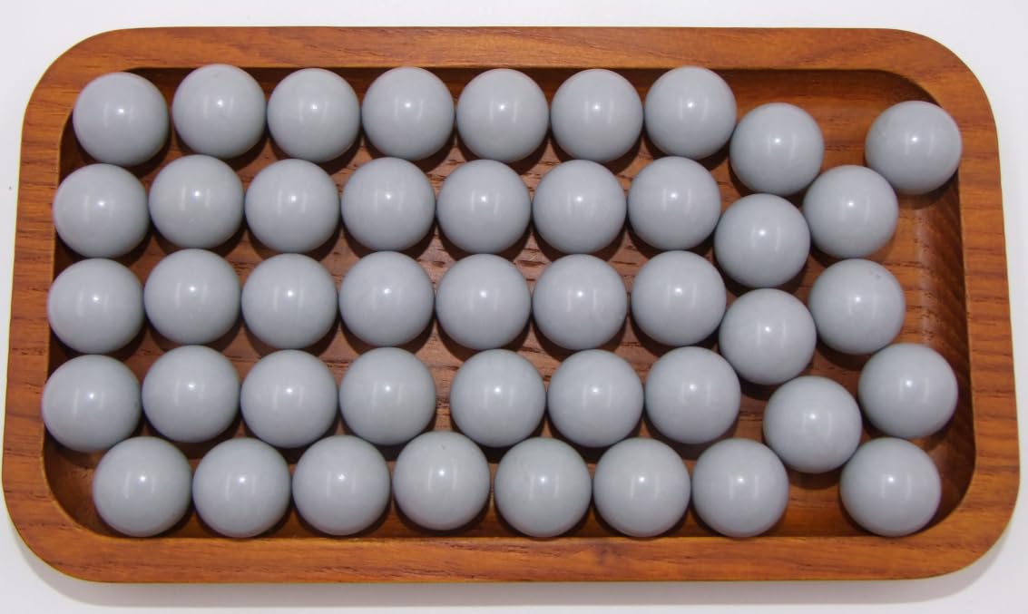MoFaQiu 68 Cal Kinetic Projectiles, no Parting line Burr, Mirror polishing,for Training,Paintball Pepper Practice Ball,Can be reused Kinetic Ball,Compatible All .68 Cal Pepper Ball launchers