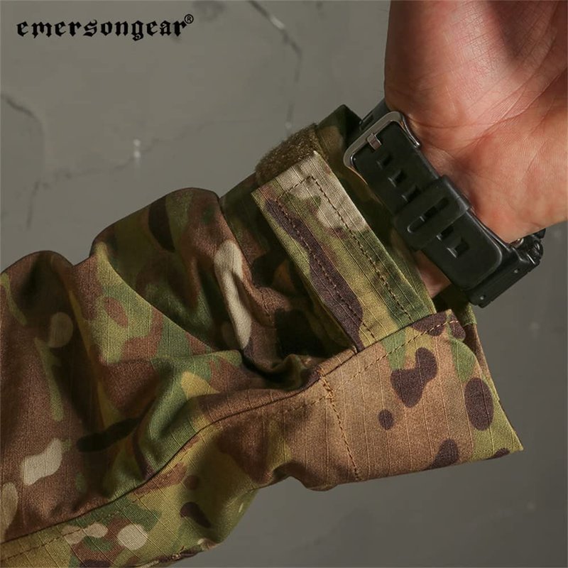 EMERSONGEAR Upgraded Version G3 Combat Shirt,Tactical Hiking Hunting Fishing Long Sleeve Camo Shirts for Men