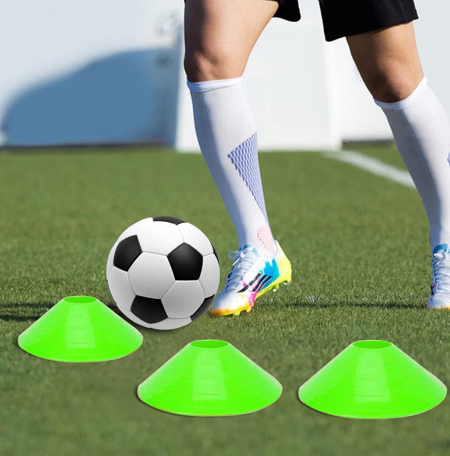 Kvittra Speed Agility Training Equipment Set, Soccer Hurdles with Agility Ladder and Soccer Cones Equipment Set Agility Training kit for Football, Soccer, Basketball,Speed and Agility Training kit