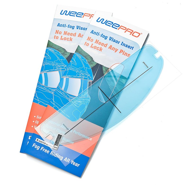 Universal Anti Fog Film for Motorcycle Helmet Visor 3.46" x 10.7"-Helmet Face Shield Anti Fog Visor Insert