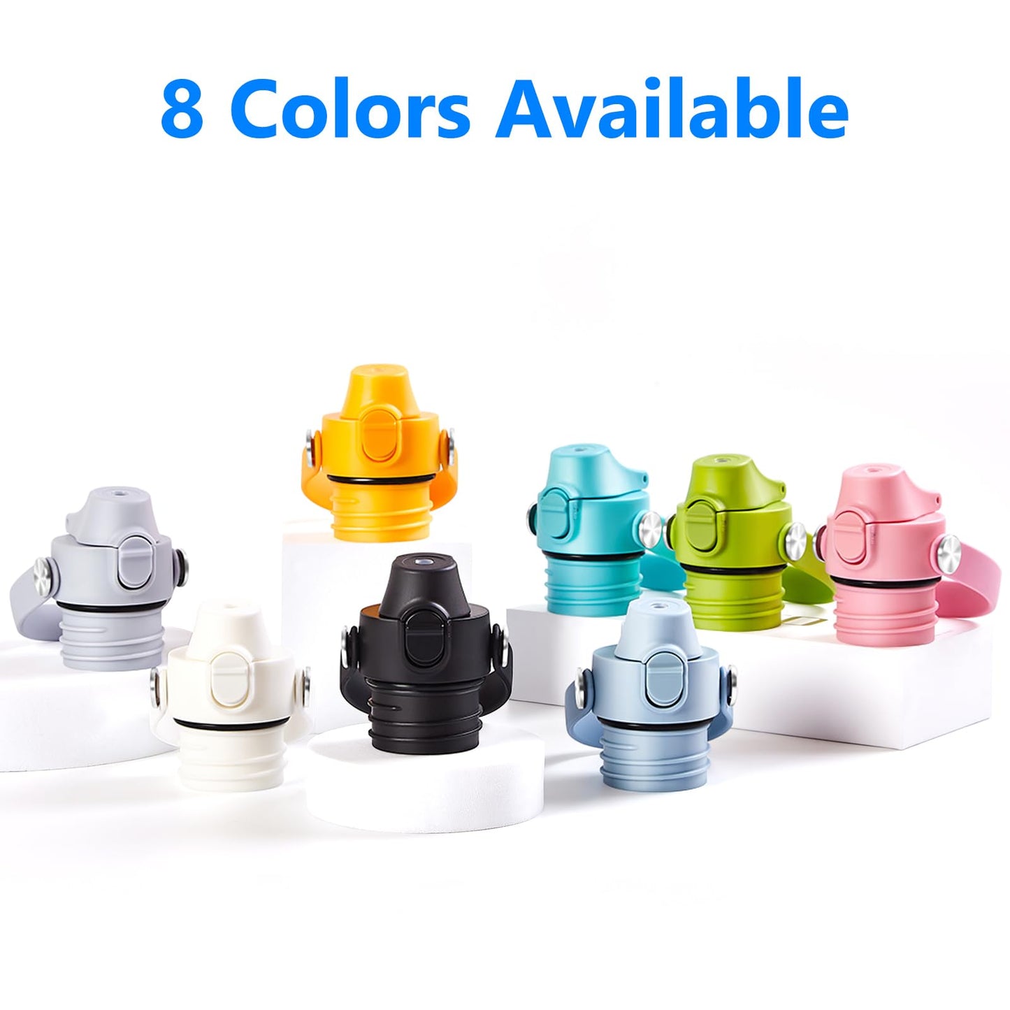 XACIOA Flip Lid for Hydroflask Standard Mouth, Replacement for Hydro Flask Lid, Spout Cap for Narrow Mouth Water Bottle for Simple Modern Iron Flask Accessories, BPA Free, Green