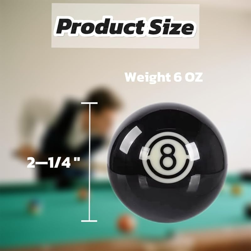 Deluxe Standard 16 Ball Billiard Set 2-1/4" Pool Balls - 15 Numbers + 1 White