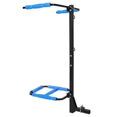 ECOTRIC RV Hitch Mount Kayak Rack Fits up to 12'' Kayaks Vertical Standing Kayak Carrier 2'' Hitch Receiver Height Adjustable 150LBS for RV Truck SUV Heavy Duty Steel