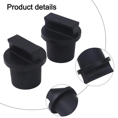 2Pcs Water Rowing Machine Tank Rubber Stopper Sealing Drain with Sealing Ring for Water Resistance Rower Accessory