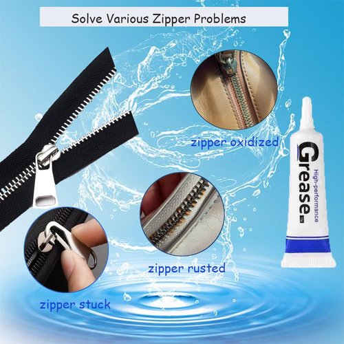 4 Pack Zipper Lube Snap and Zipper Lubricant for Boat Care Marine Snap Lube Stick Tube for Boat, Canvas, Wetsuit Drysuit