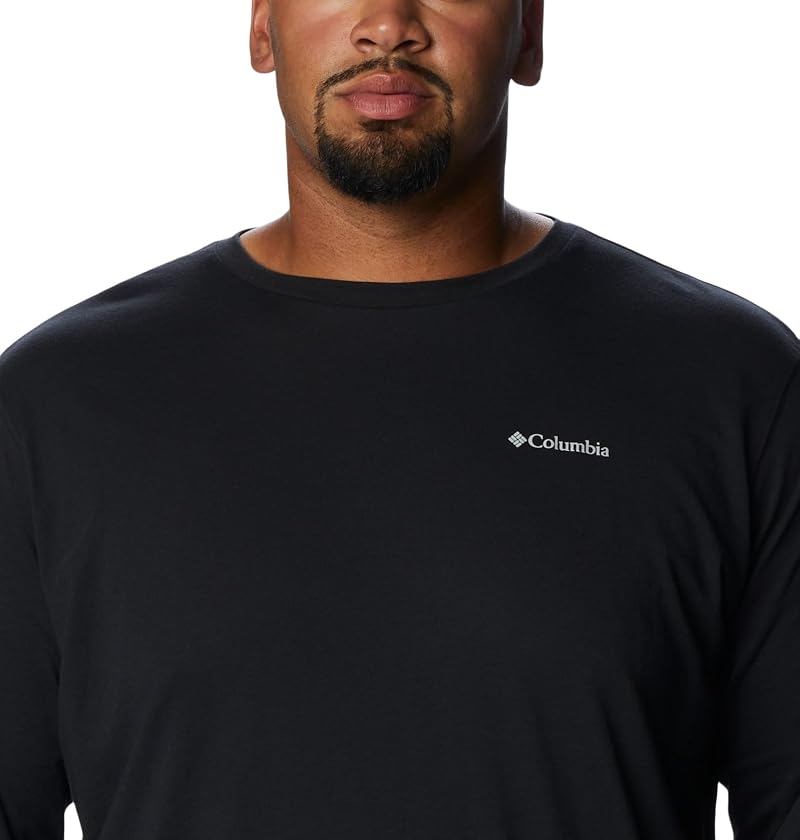Columbia Thistletown Hills Long Sleeve Crew – Black, Large