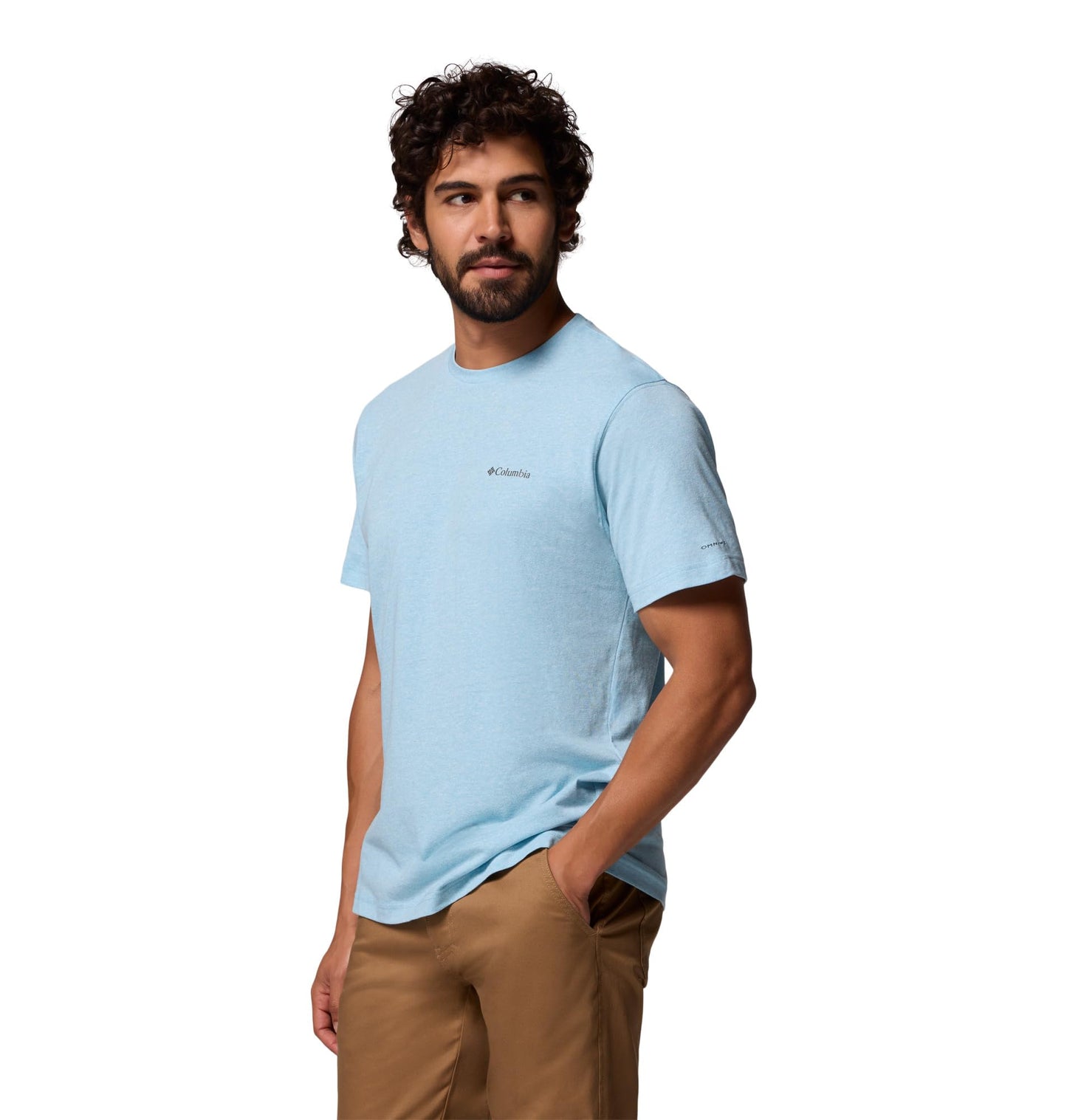 Columbia Mens Thistletown Hills Short Sleeve T-Shirt, Vintage Blue Heather, XX-Large