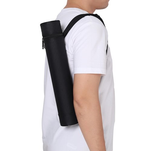 MTG Playmat Tube Case Storiage Bag PVC Hard Inner Tube Heavy Protection Anti-wear Waterproof Oxford Cloth Adjustable Shoulder Strap Fits 14in and 15in Playmats