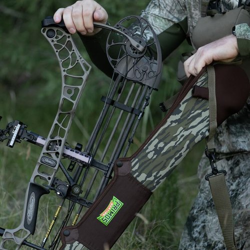 Primos Hunting Neoprene Bow Sling in Mossy Oak Bottomland, Universal Fit Bow Protection with Hands-Free and Feather-Lite