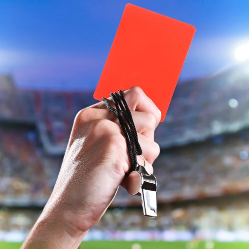 YARNOW Competition Referee Kit Soccer Cards Whistle Set for Volleyball Football Soccer Matches