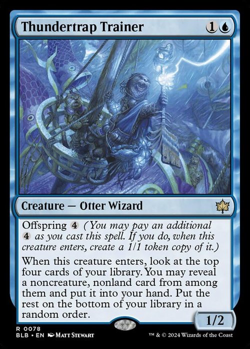 MTG - Thundertrap Trainer Bloomburrow BLB
