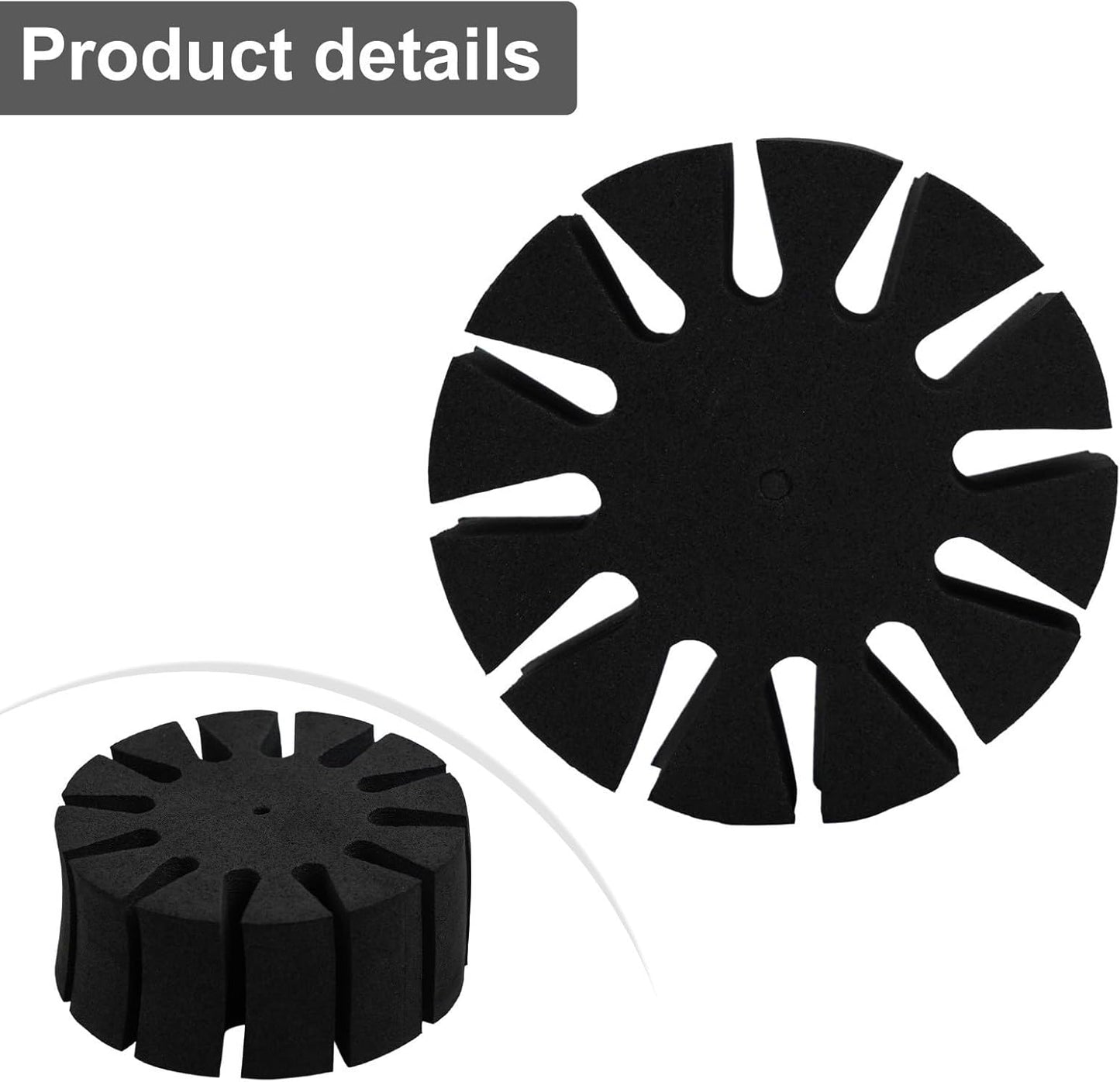 12PCS Arrow Holder Insert for Hunting EVA Foam Round Rack for Separating Arrows Compact Design for Easy Portability (12pcs)