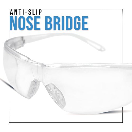 Going One Sports Safety Glasses - Eye Protection Goggles for Racquet Sports, Pickleball, Racquetball, Squash, Basketball, Soccer; Polycarbonate Lenses and Carrying Pouch, for Men and Women