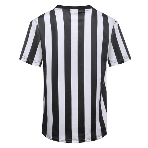 redgino Referee Shirt Costume Kids Football Basketball Official Umpire Jersey Black White Stripe Pro Ref Uniform Short Sleeve