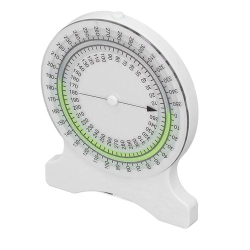 Inclinometer, Clinometer Inclinometer Gauge for Physical Goniometer Physical Non Leak Bubble Accurate Measurements Bubble Inclinometer for Students Professionals (Green)