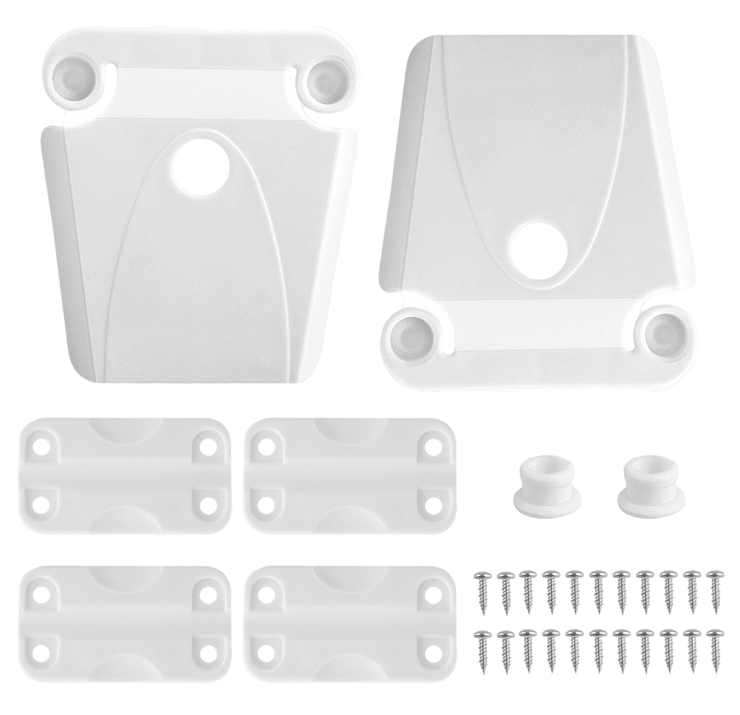 kelingsi Cooler Hinge and Latch Replacement Kit for Igloo,Repair and Replace Cooler Components,4 Hinges and 2 latches