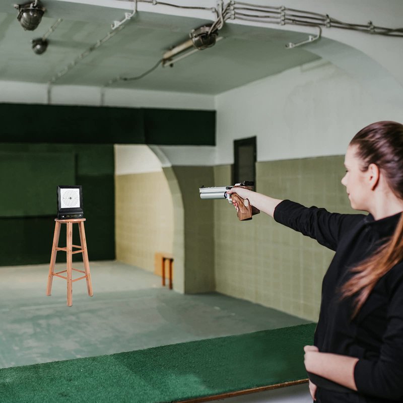 EZYoutdoor Airsoft Target Trap with Mesh Catcher – Portable BB Gun Shooting Net for Indoor/Backyard Range – Reusable Ammo Collection Box with 10 Replaceable Paper Targets