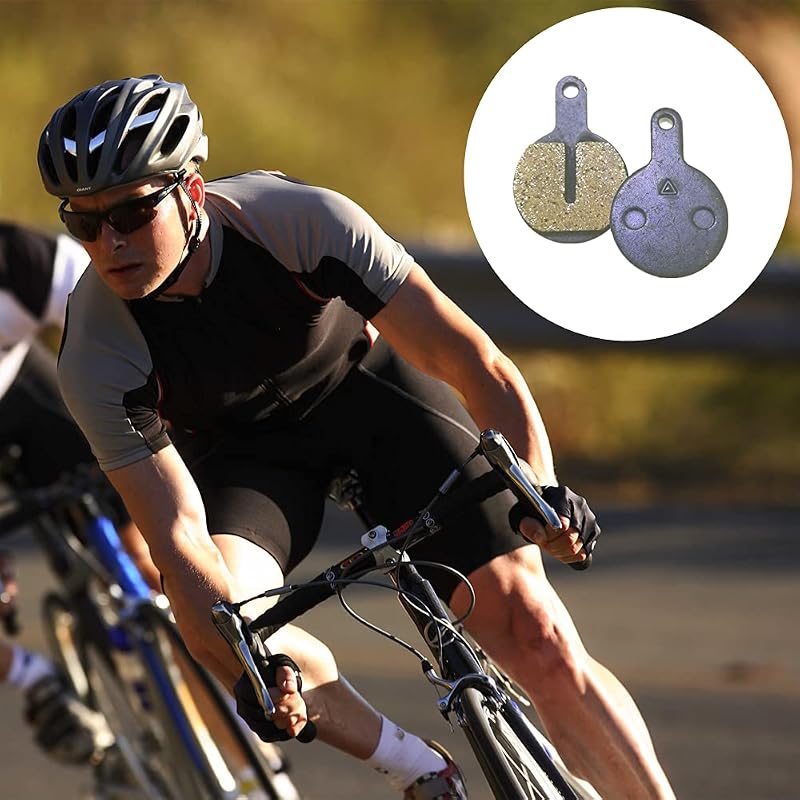 Bicycle Disc Brake Pads 2 Pairs with Springs & Clips for Tektro Novela Lyra L10 IOX Resin Semi-Metallic