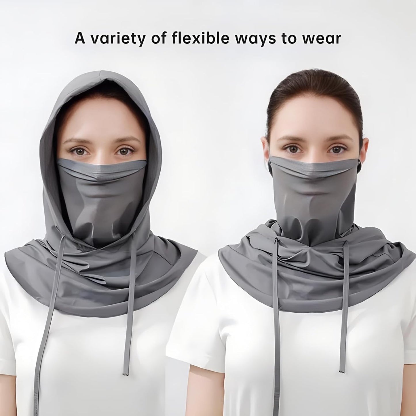 3 Pack Summer Balaclava Sun UV Protection Hood Breathable Full Head Mask Face Cover for Men Women Motorcycle Cycling Fishing