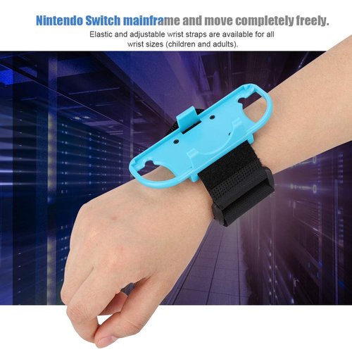 SYH&AQYE 2PCS Just Dance Wrist Strap Armband for Iplay NS Switch, 4.1 X 2 X 1.4in Wristband Armband Small Handle, Adjustable Wrist Straps for Children and Adults All Wrist Sizes