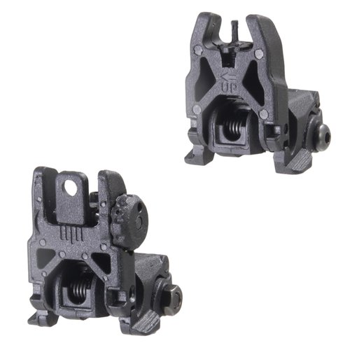 Flip-Up Backup Sights?“Nylon Front & Rear Sights for 20mm Rail?“Fits Picatinny/Weaver Rails - Lightweight & Tool-Adjustable