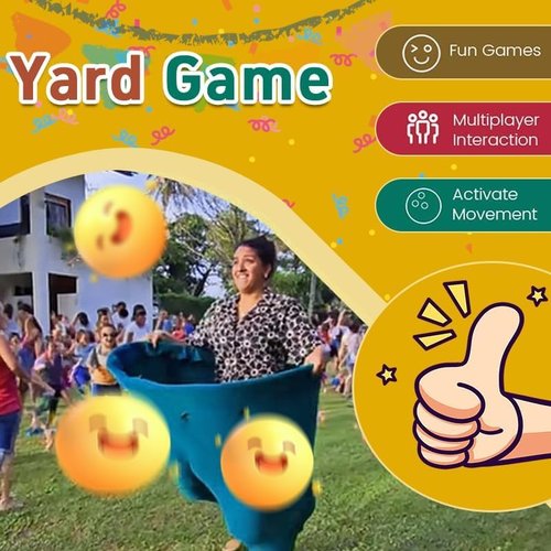 Granny Pants Yard Game, Granny Pants Outdoor Game with Bouncy Balls, Giant Outdoor Recreational Tossing Games, Team Relay Family Reunion Party Field Game Set(Blue)