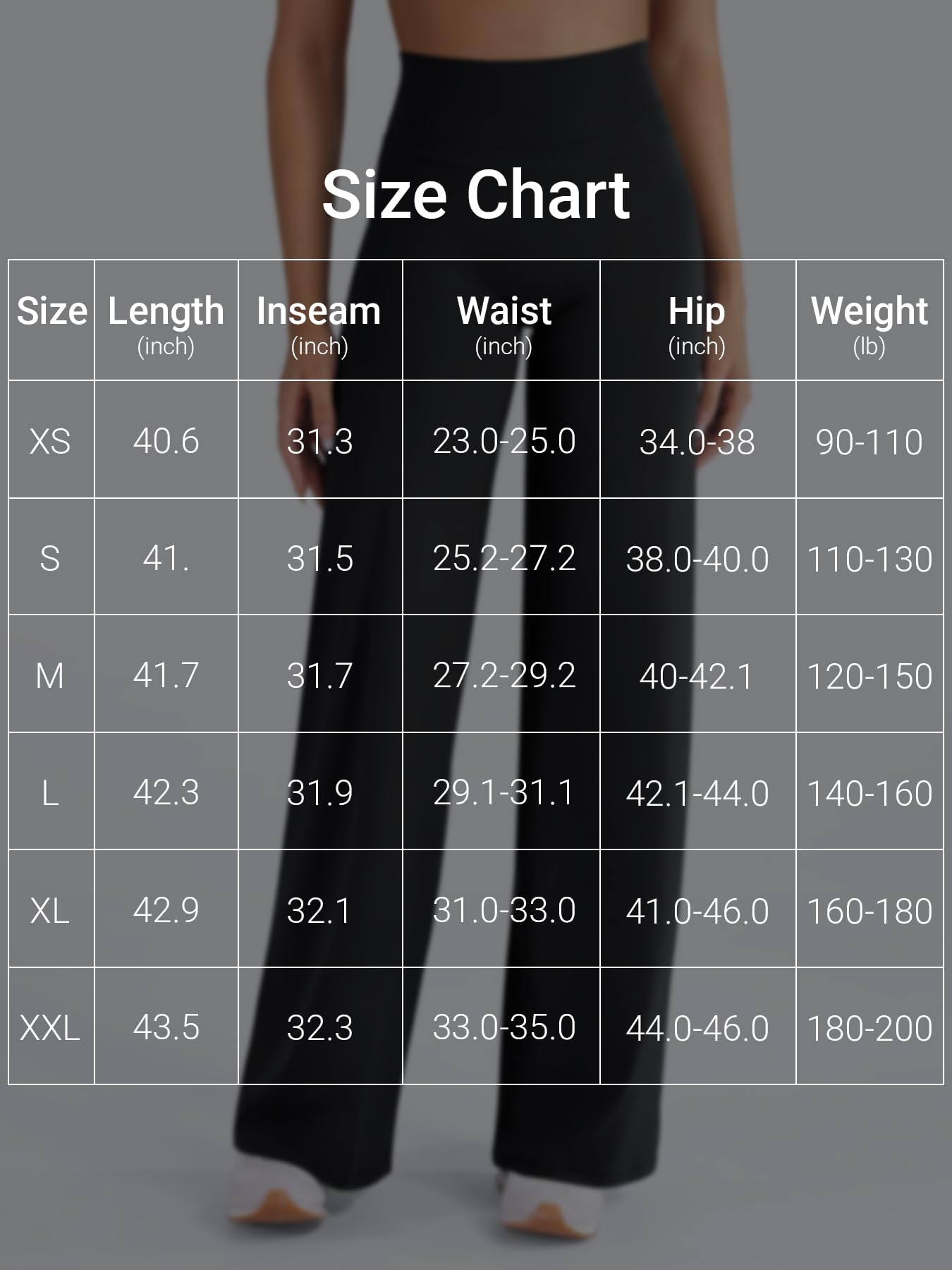 HIGORUN Women Straight Leggings Bottoms High Waisted 31" Wide Leg Pants