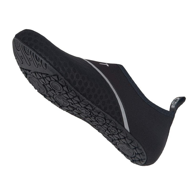 WateLves Water Sports Shoes Barefoot Quick-Dry Aqua Yoga Socks Slip-on for Men Women (DXB.Black, 38/39)