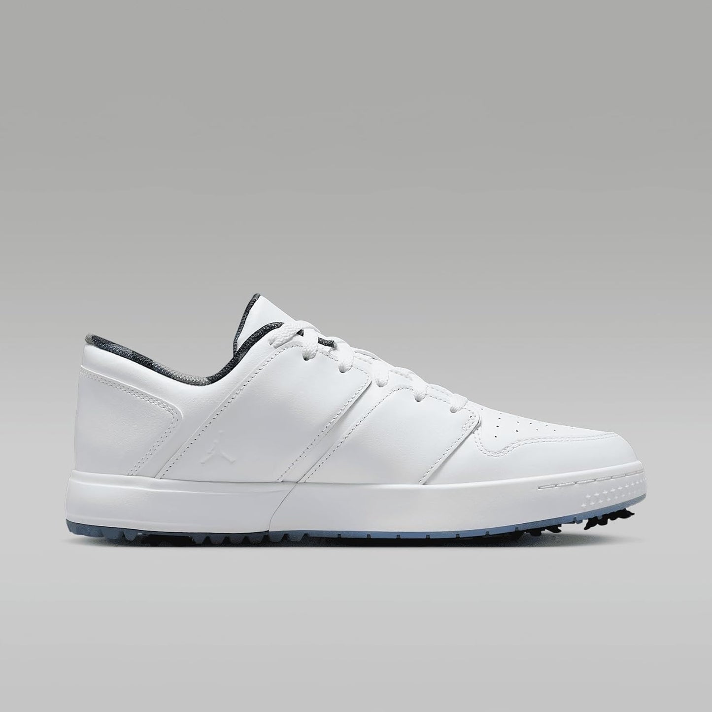Jordan NU Retro 1 G Golf Shoes (FZ4153-001, Black/University Red/Blue Tint/White)