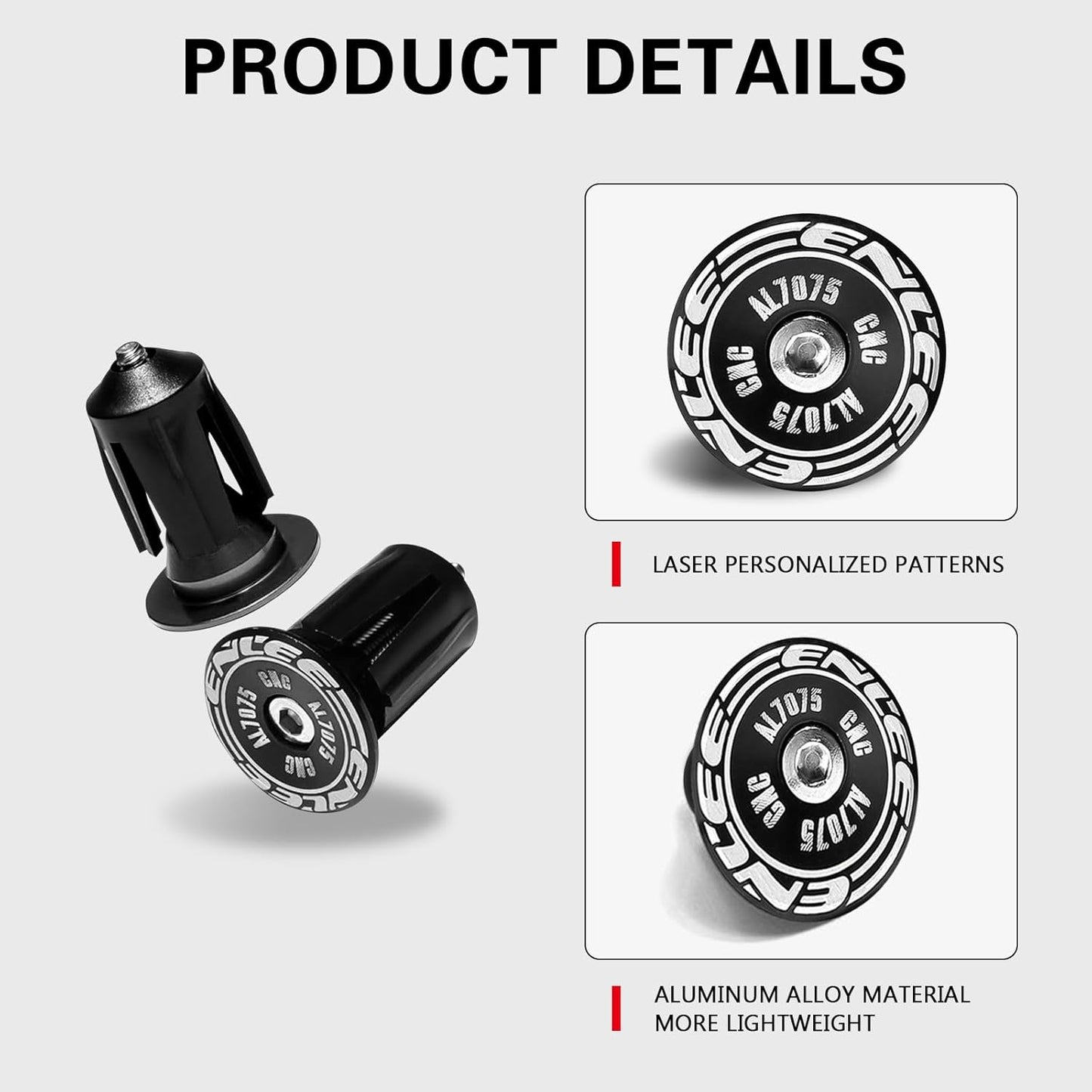2pcs Bicycle Bar Tape, Bike Handlebar Tape, Road Bicycle Handlebar Tape, Cycling Grip Tape, with 4pcs Handlebar End Plugs, Soft Comfortable, Wear Resistant, Black