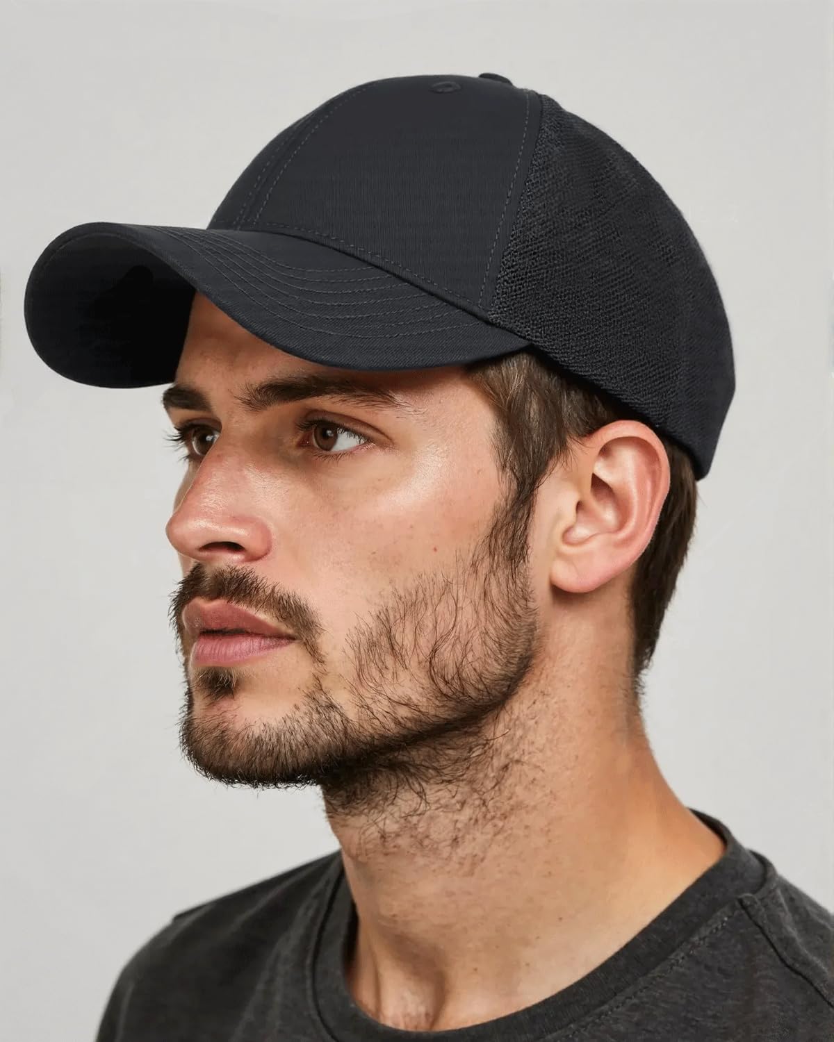 Zylioo Large Mesh Running Hat for Men,XL Breathable Baseball Cap for Big Heads,Lightweight Trucker Hats